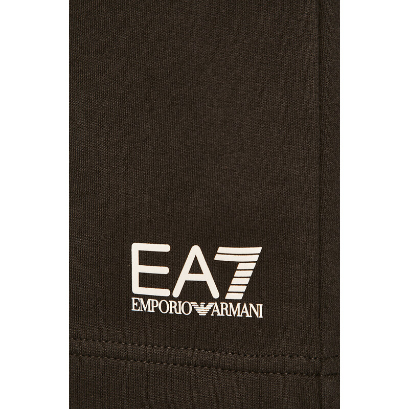 Kraťasy EA7 Emporio Armani pánské, černá barva