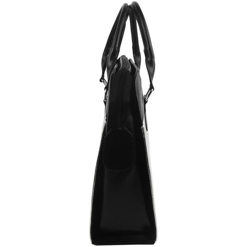Barebag PUNCE LC-01 Stříbrná dámská kabelka pro notebook do 15.6 palce