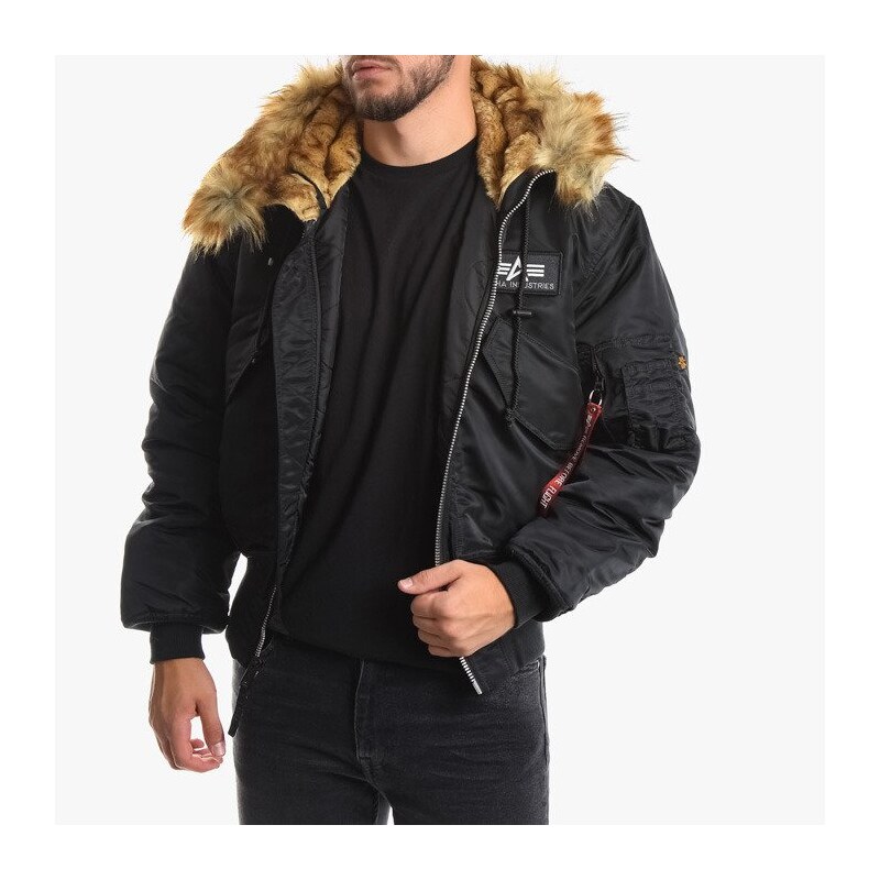 Alpha industries 45p hooded jacket hotsell