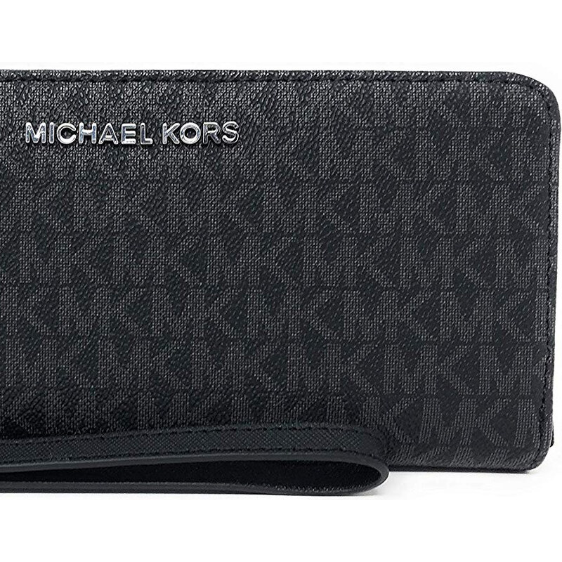 Michael Kors Peněženka Jet Set Travel Continental Logo Black