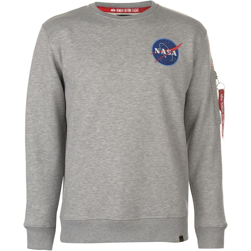 Mikina Alpha Industries Grey Heather 4425649