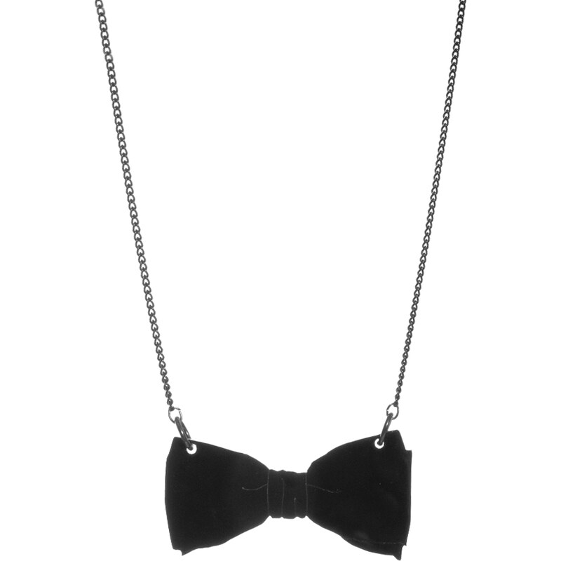 Tatty Devine Bow Tie Necklace - Black