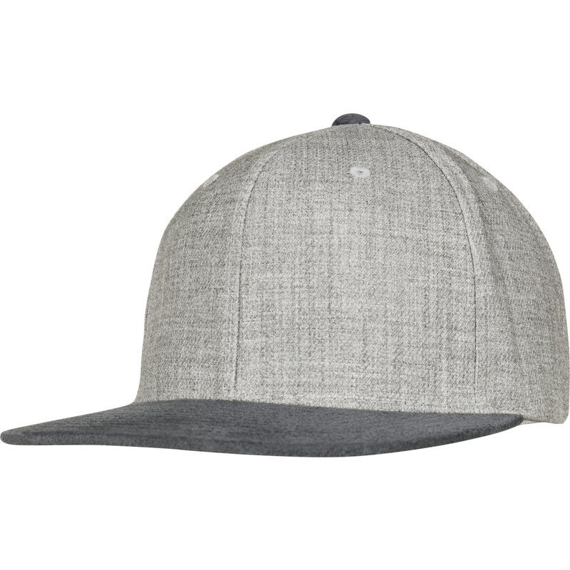 Flexfit Melange Velur Snapback šedá/šedá