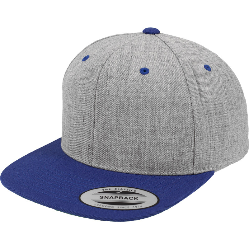 Flexfit Klasický Snapback 2-Tone heather/Royal