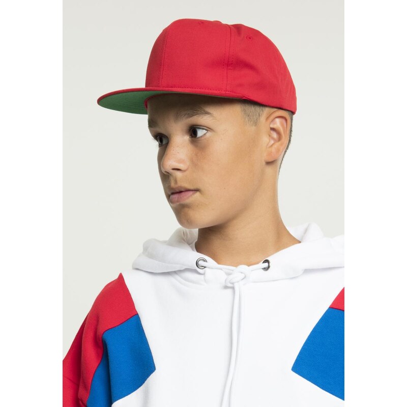 Flexfit Pro-Style Twill Snapback Youth Cap červená