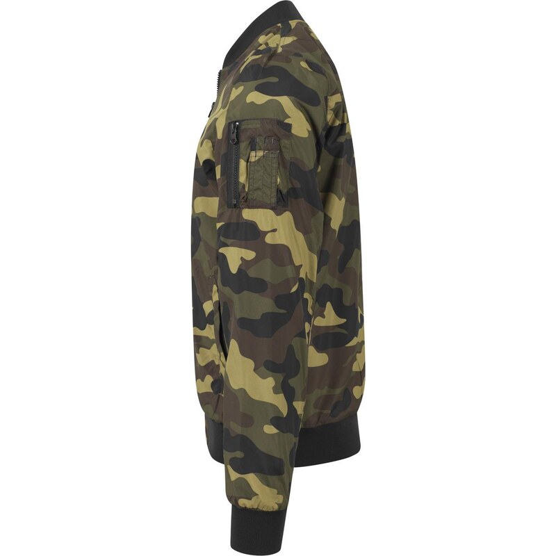 UC Men Light Camo Bomber Jacket woodcamo