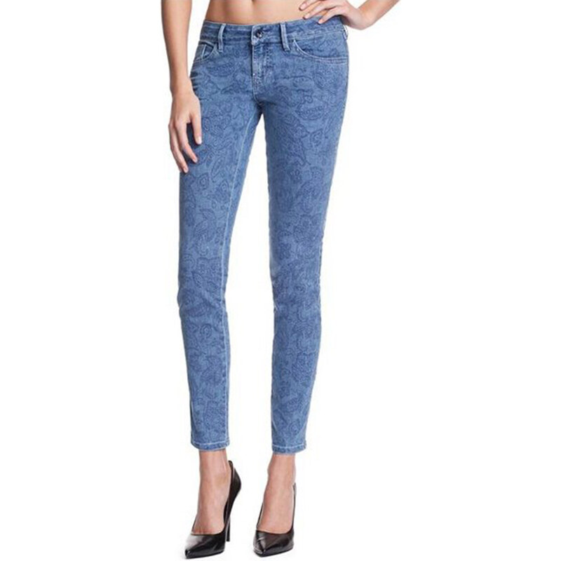 GUESS jeans Brittney Ankle Skinny with Paisley Print