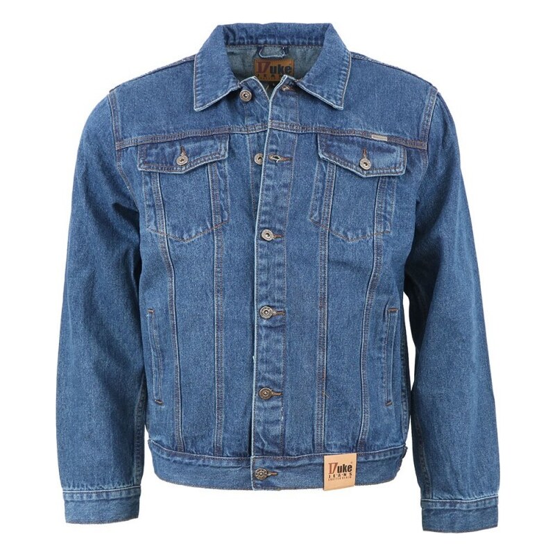 DUKE bunda pánská Western Style Trucker Denim džíska nadměrná