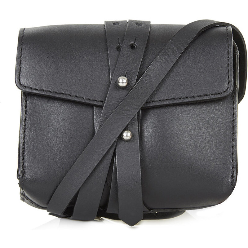 Topshop Structured Leather Belt Bag
