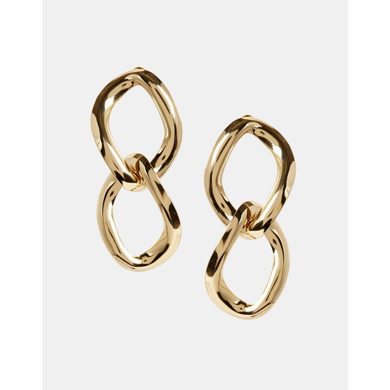 ASOS Chain Link Earrings - Gold