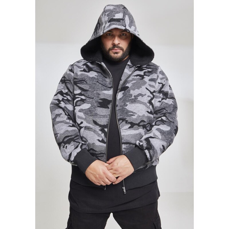 UC Men Camo Zip Jacket darkcamo