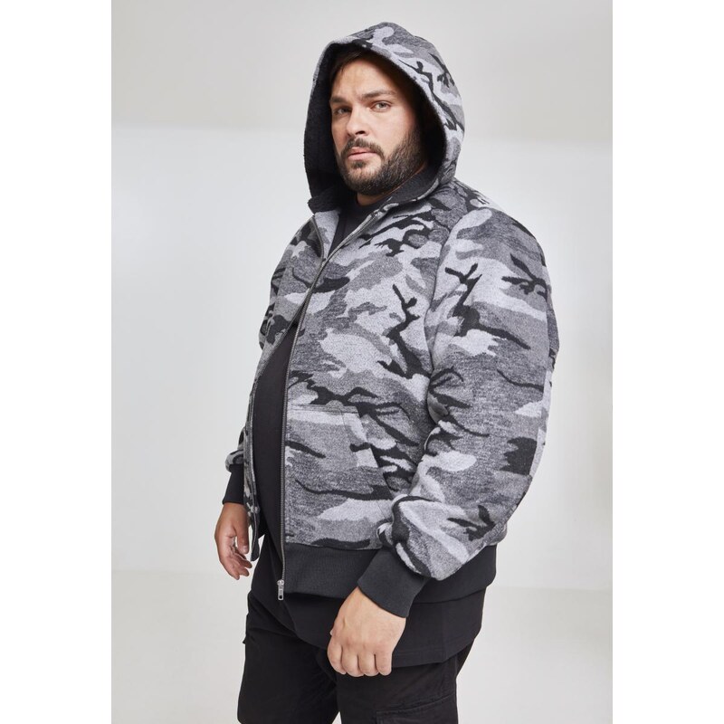 UC Men Camo Zip Jacket darkcamo