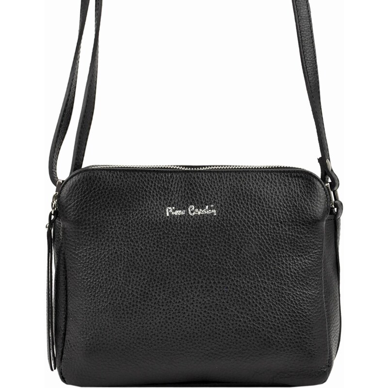 Luxusní kožená kabelka Pierre Cardin FRZ 1655 černá