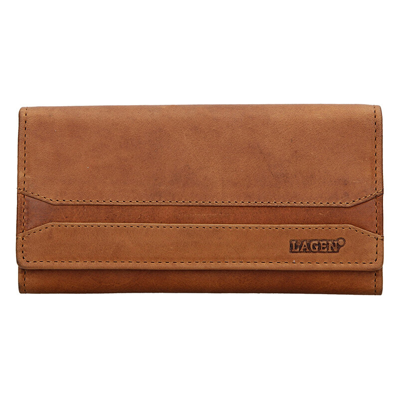 Lagen Luxusní dámská kožená peněženka W-2025/V