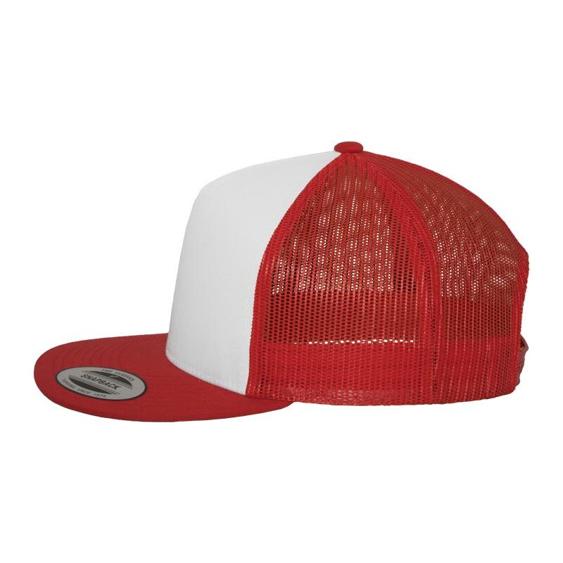 Flexfit Klasický Trucker červený/wht/červený