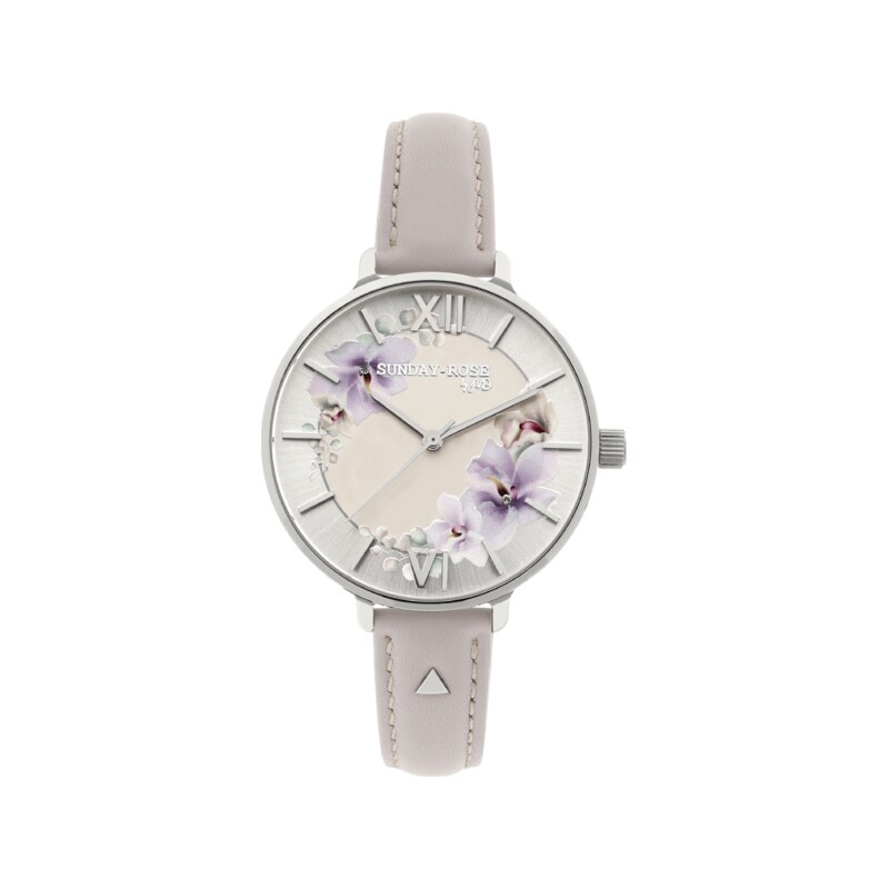 Dámské luxusní designové hodinky SUNDAY ROSE Spirit SILVER SUN-S10 114945633