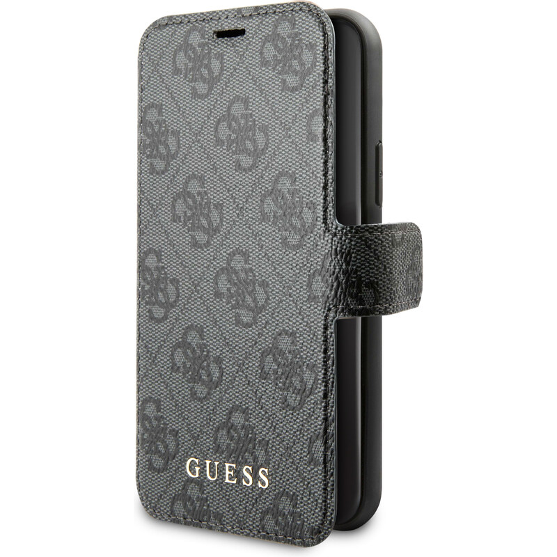 Pouzdro / kryt pro iPhone 11 - Guess, 4G Book Gray