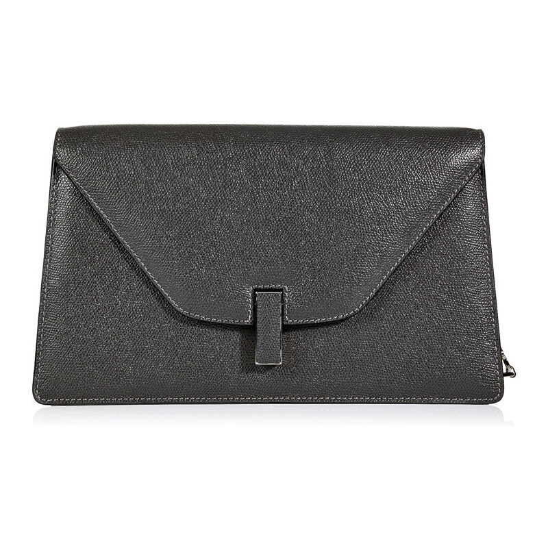 Valextra Leather Isis Clutch