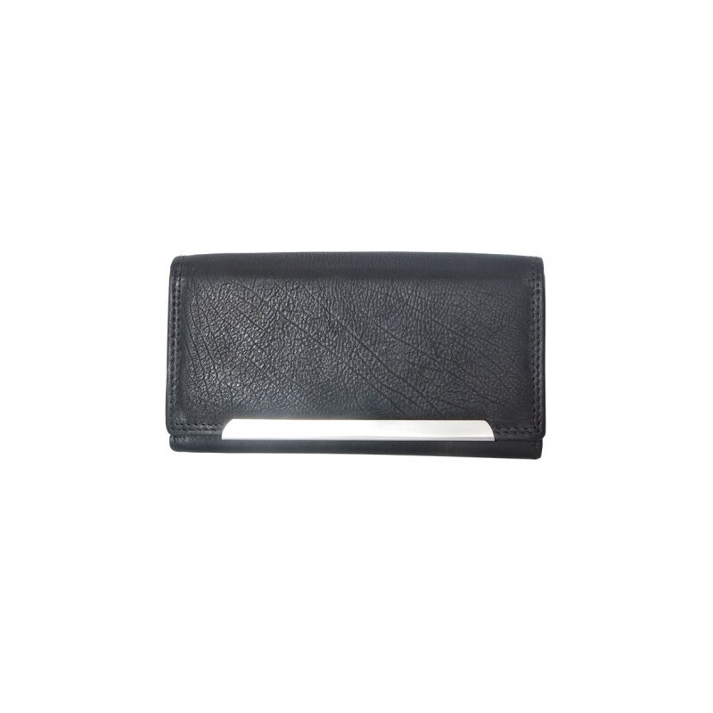 Černá středně velká dámská kožená peněženka Tillberg FLW