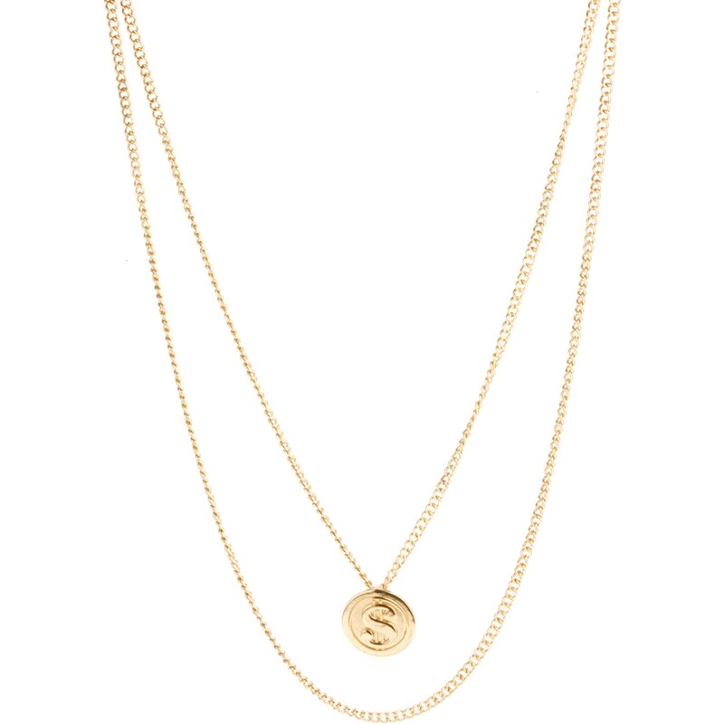 ASOS Necklace With $ Medallion