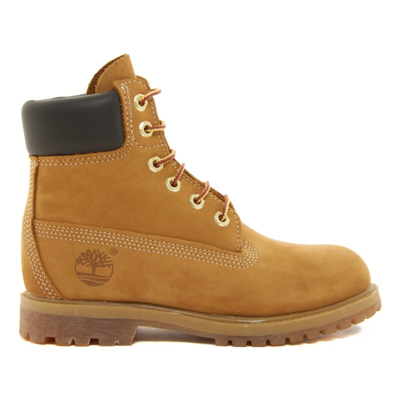 Timberland 6" Premium Lace Up Flat Boot - Beige
