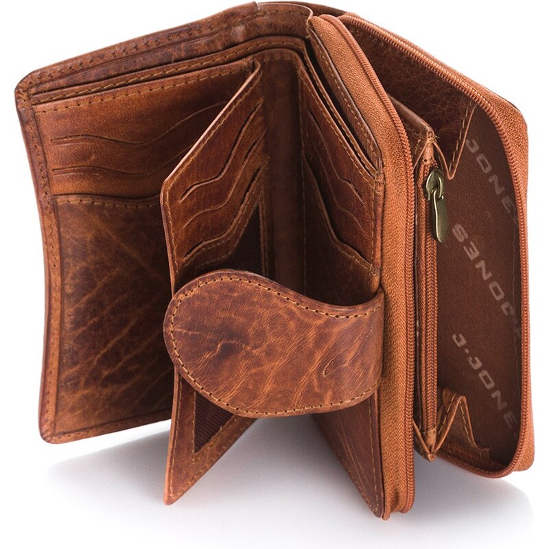 Jennifer Jones Dámská kožená peněženka 5625 hnědá