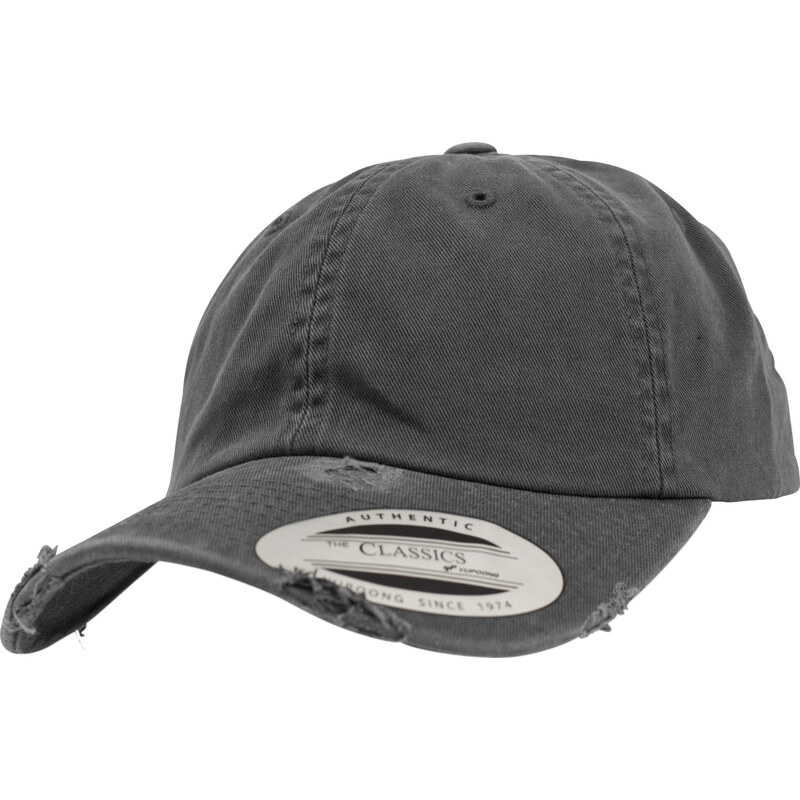 Flexfit Low Profile Destroyed Cap tmavě šedá