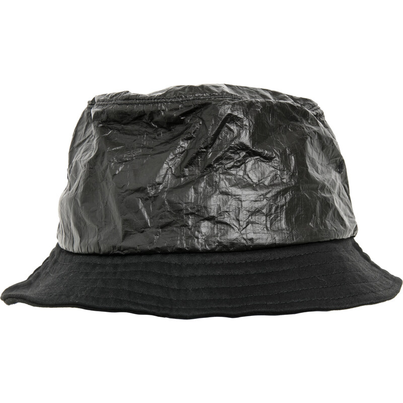 Flexfit Klobouk z mačkaného papíru černý