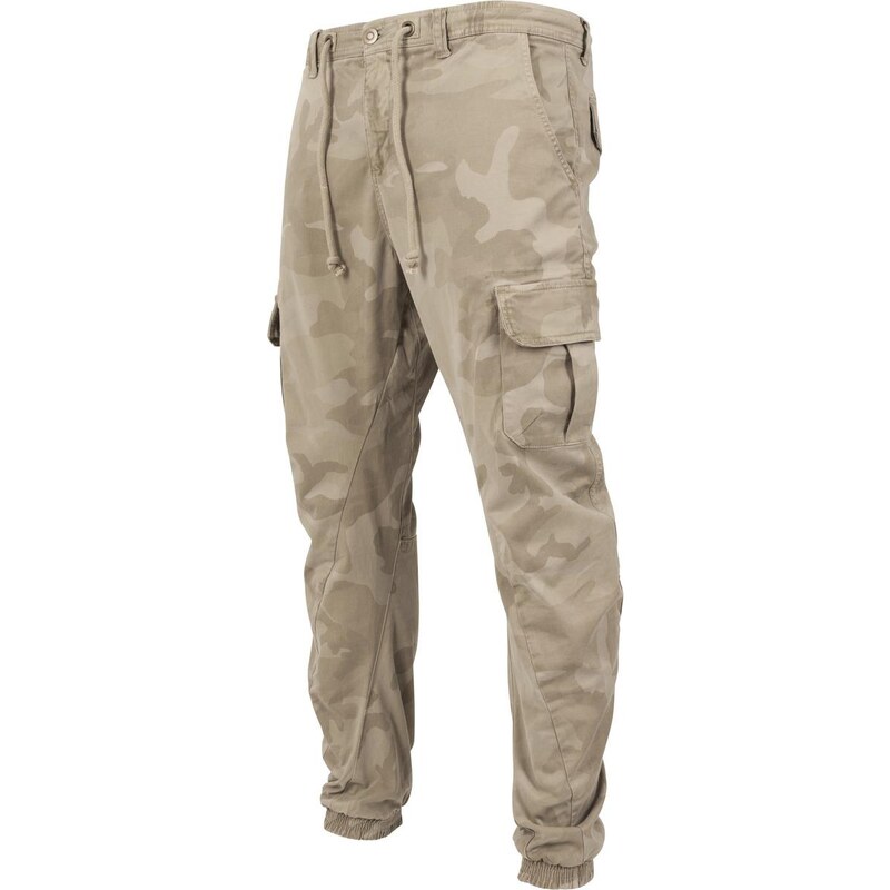 UC Men Pánské kalhoty Urban Classics Sand Camo