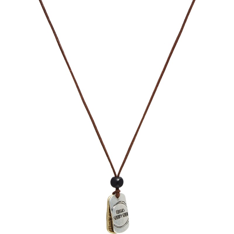 Classics 77 Cord Double Dogtag Necklace
