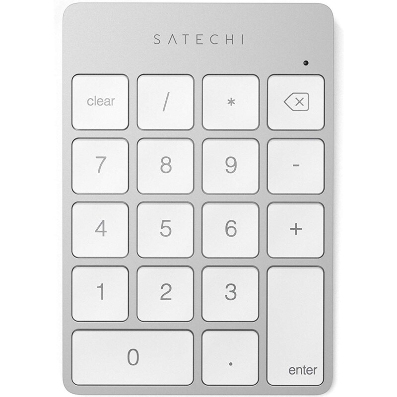 Bezdrátová číselná klávesnice pro Mac - Satechi, SLIM Wireless Keypad Silver