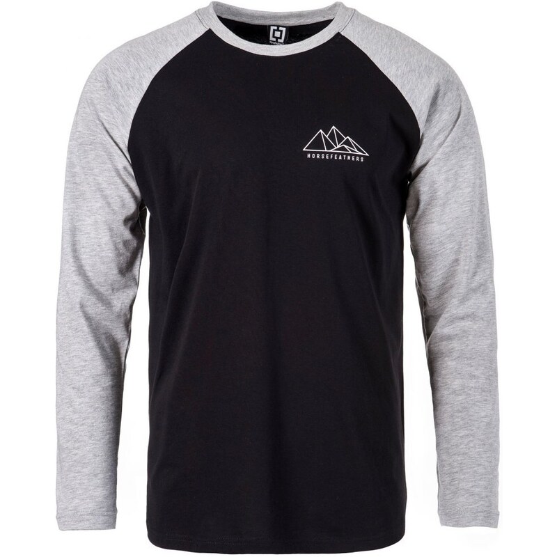 Tričko Horsefeathers Peaks LS black