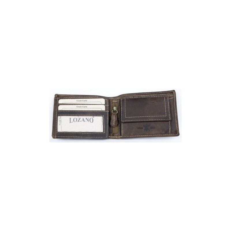 Kožená malá kapesní peněženka Lozano FLW