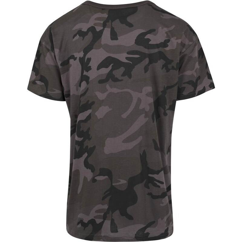 UC Men Camo Oversized tričko tmavé masky