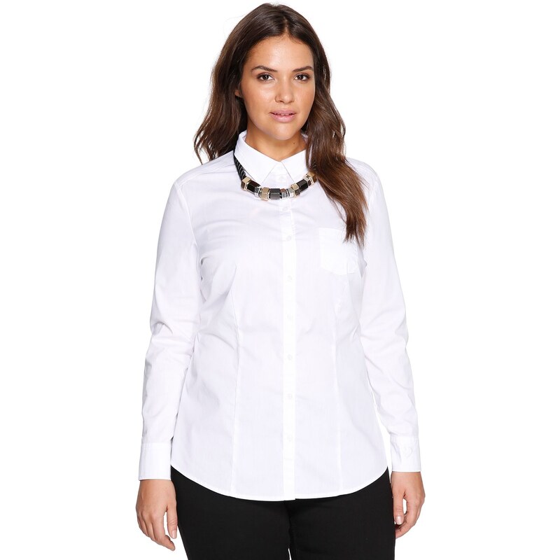 s.Oliver Stretch blouse with embroidery