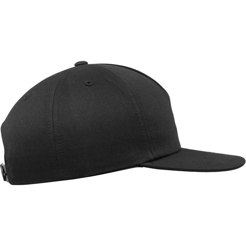 Flexfit Nestrukturovaný 5panelový Snapback černý