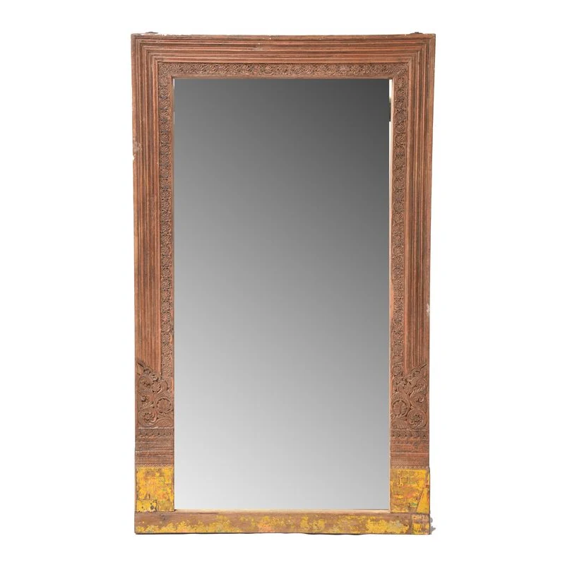 Zrcadlo v rámu ze starého portálu, 130x8x217cm - GLAMI.cz