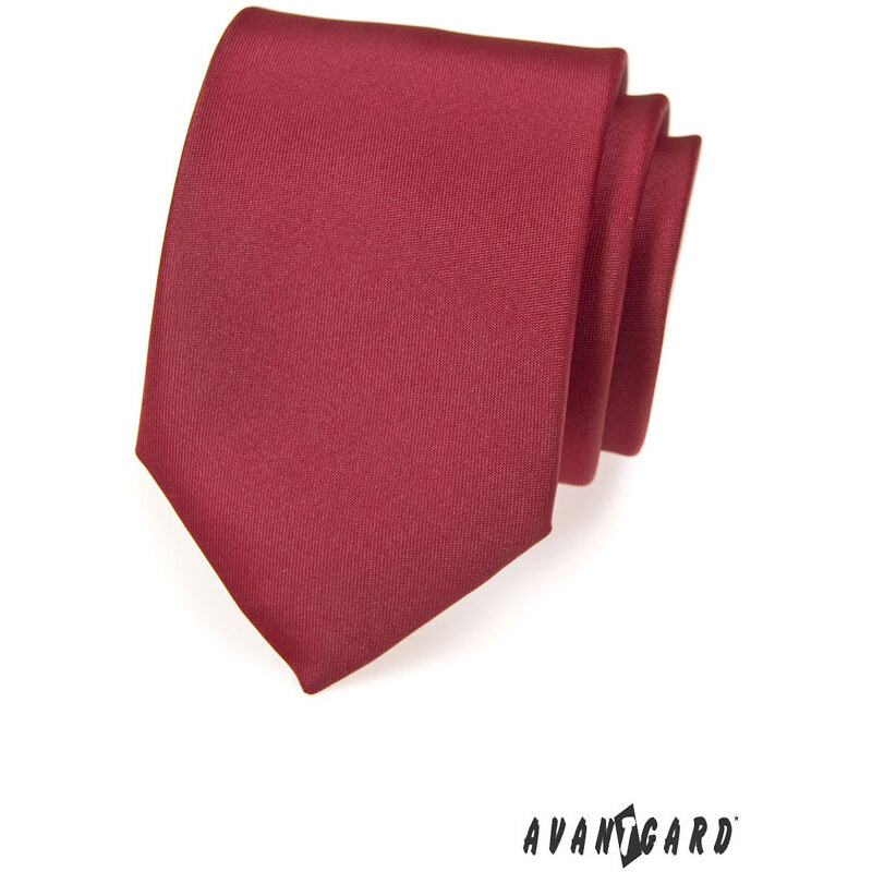Avantgard Bordó matná kravata