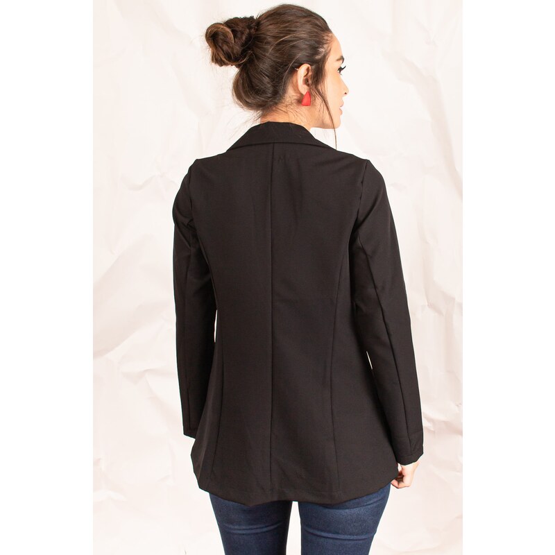 armonika Women's Black One-Button Jacket