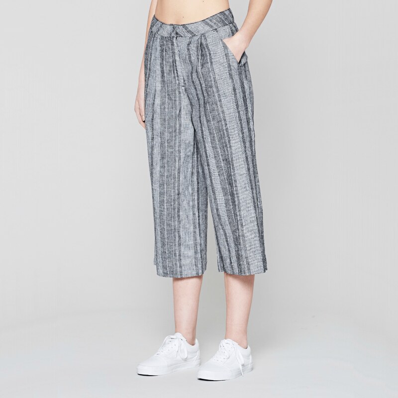 NATIVE YOUTH Šedé culottes kalhoty Causatum XS