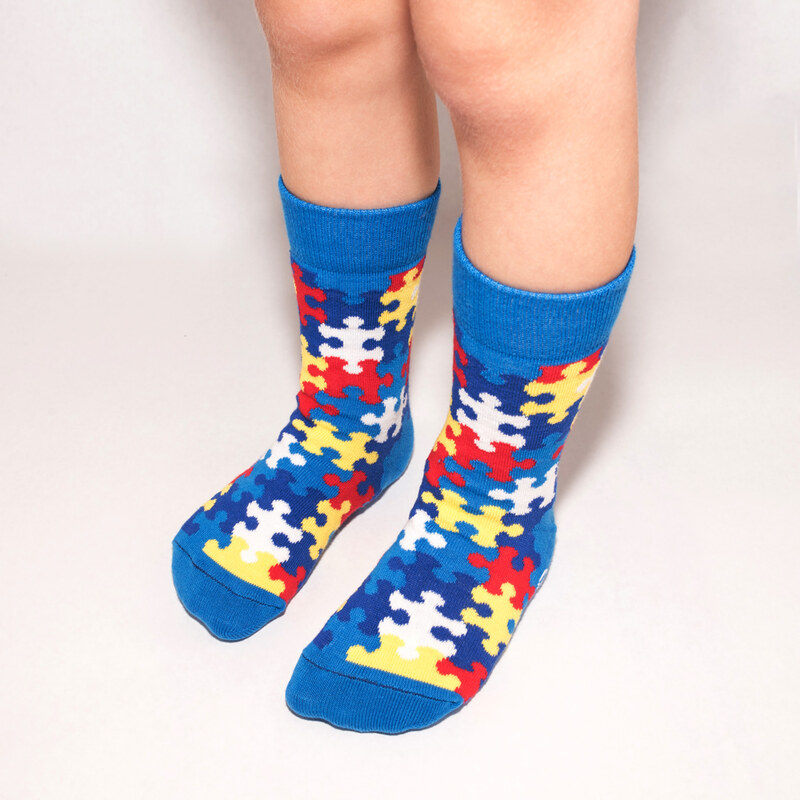 Crazystep DĚTSKÉ Ponožky Puzzle