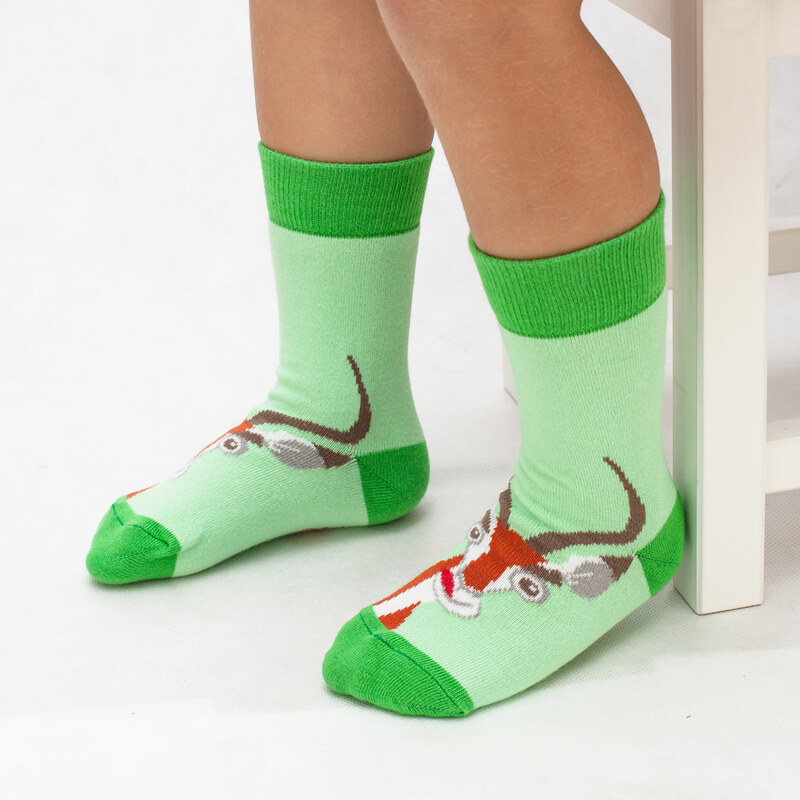 Crazystep DĚTSKÉ ponožky antilopa