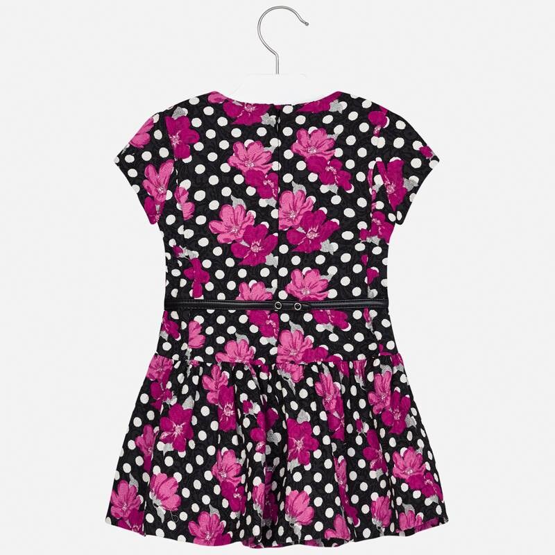 Dívčí šaty Mayoral růžovo puntíkované