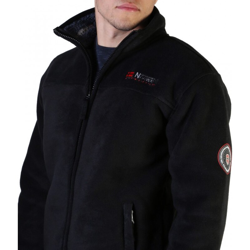 GEOGRAPHICAL NORWAY mikina pánská fleece USINE MEN s kožíškem