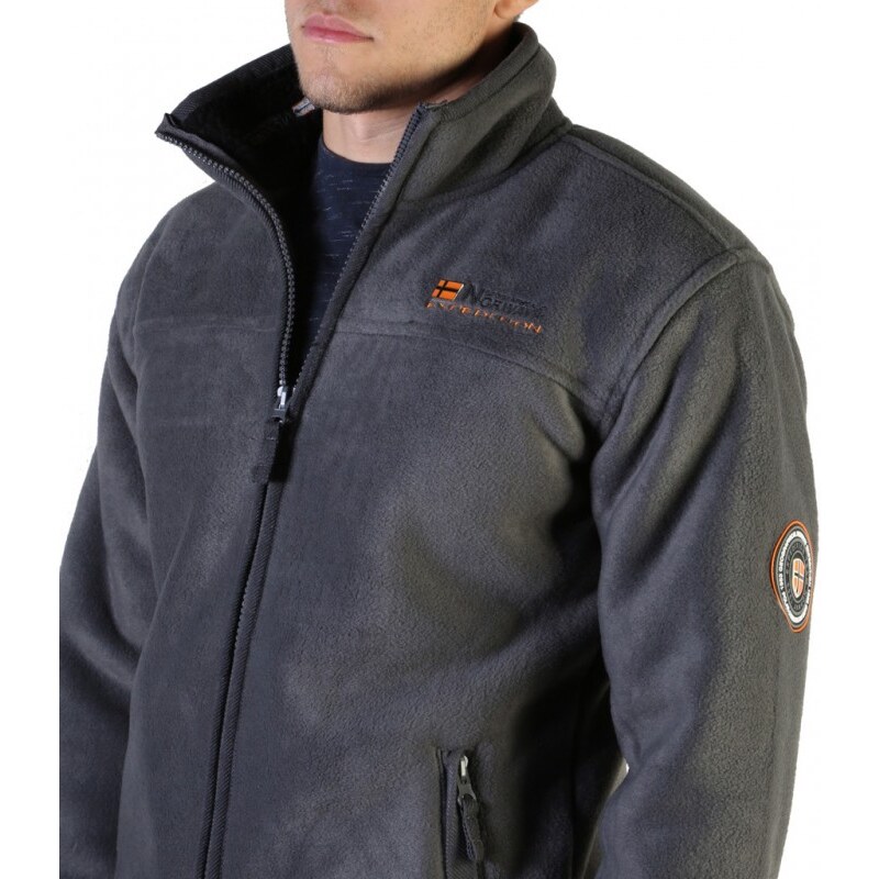 GEOGRAPHICAL NORWAY mikina pánská fleece USINE MEN s kožíškem