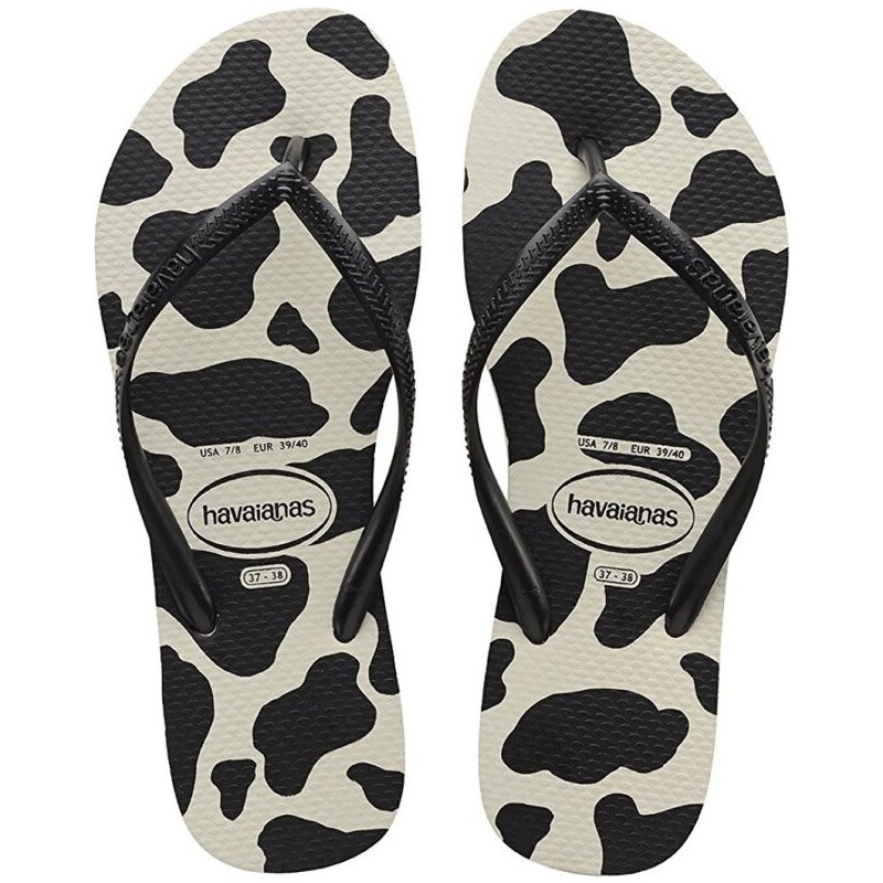 Havaianas dámské žabky Slim Animals white/black 35-36