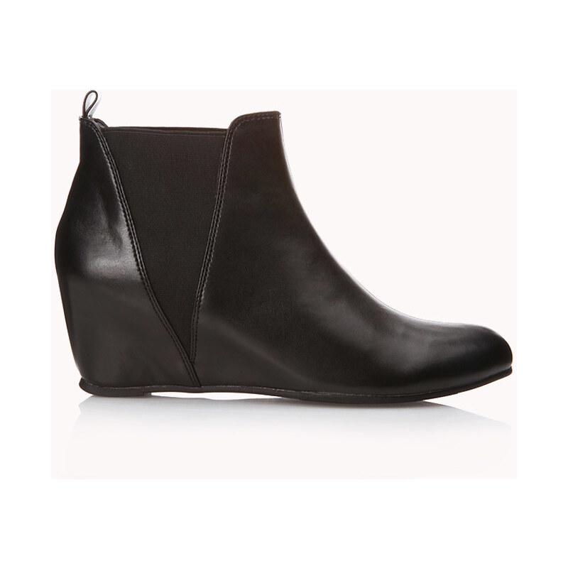 FOREVER21 All-Day Chelsea Wedge Boots
