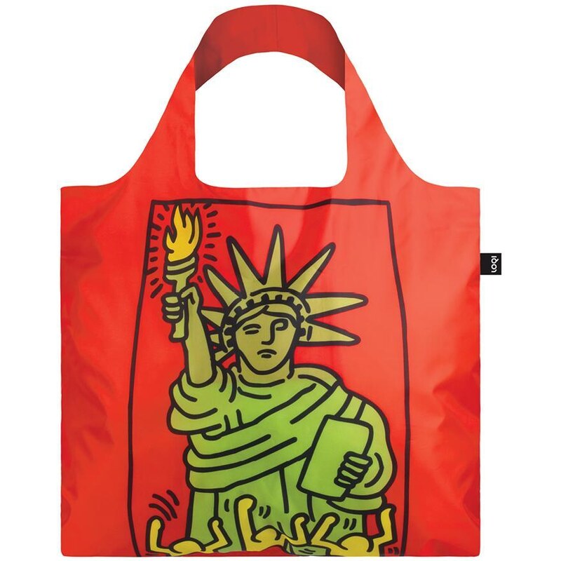 Skládací nákupní taška LOQI KEITH HARING New York