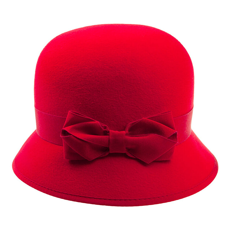 Tonak Plstěný klobouk červená (Q1109) 57 53295/17BC