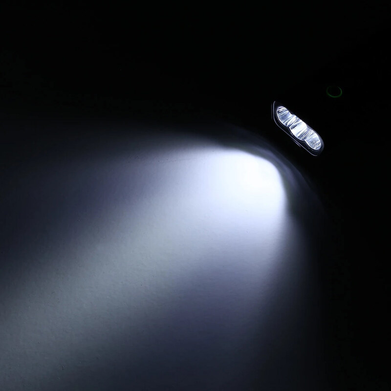 Davay Ultralight BX3 přední výkonné LED světlo na kolo dobíjecí černá